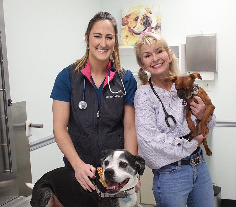 Left: Dr. Casey Conklin right: Dr. Andrea KB